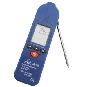 2 in 1 Infrared Thermometer with Penetration Probe 260°C