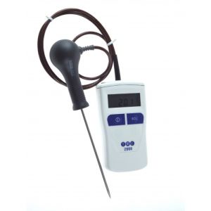 Digital Thermometer in White with Needle