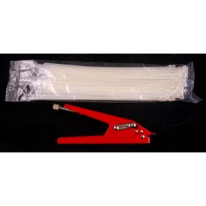 Metal Barbed Cable Ties and Tensioning Tool