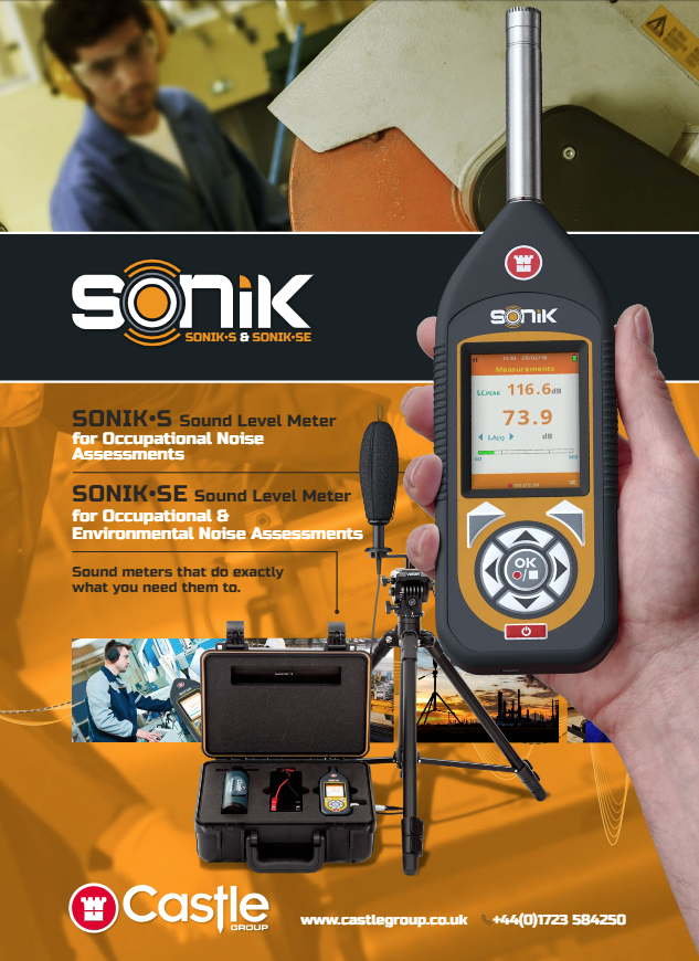 SONIK-SE Sound Level Meter - For Workplace and Environmental Noise Brochure